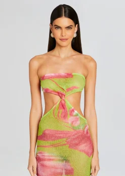 Retrofete Fontelina Knit Dress Lime Anthurium Store