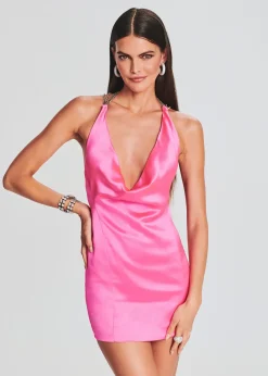 Retrofete Francesca Dress Hyper Pink Sale