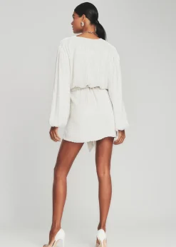 Retrofete Gabrielle Sequin Robe Moonglow White Hot