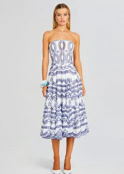 Retrofete Galik Midi Dress Klein Blue Store