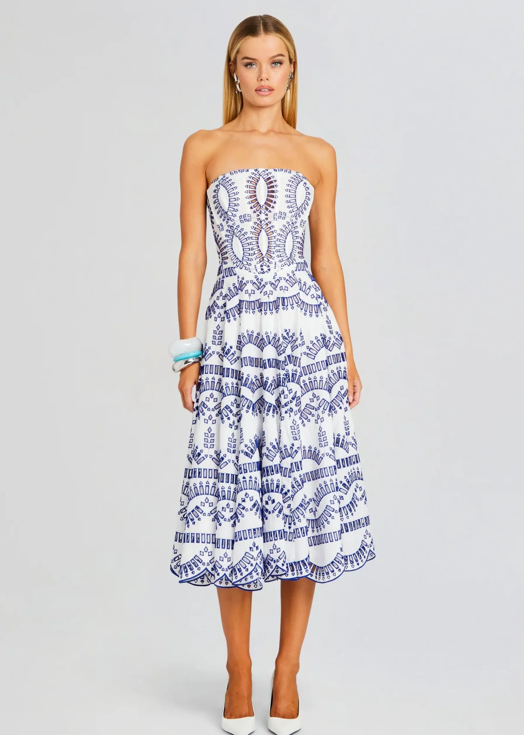 Retrofete Galik Midi Dress Klein Blue Store