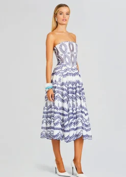 Retrofete Galik Midi Dress Klein Blue Outlet