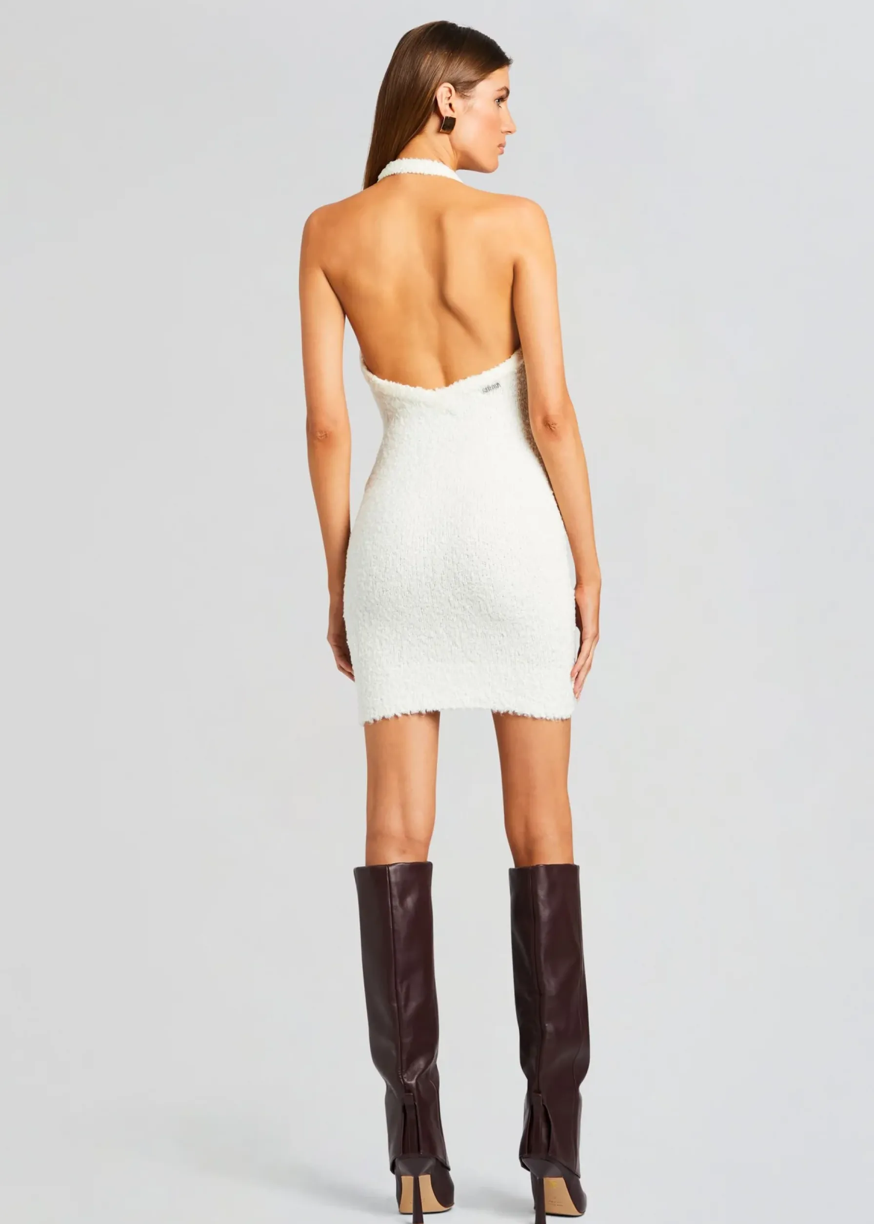 Retrofete Georgiana Boucle Dress Winter White Online