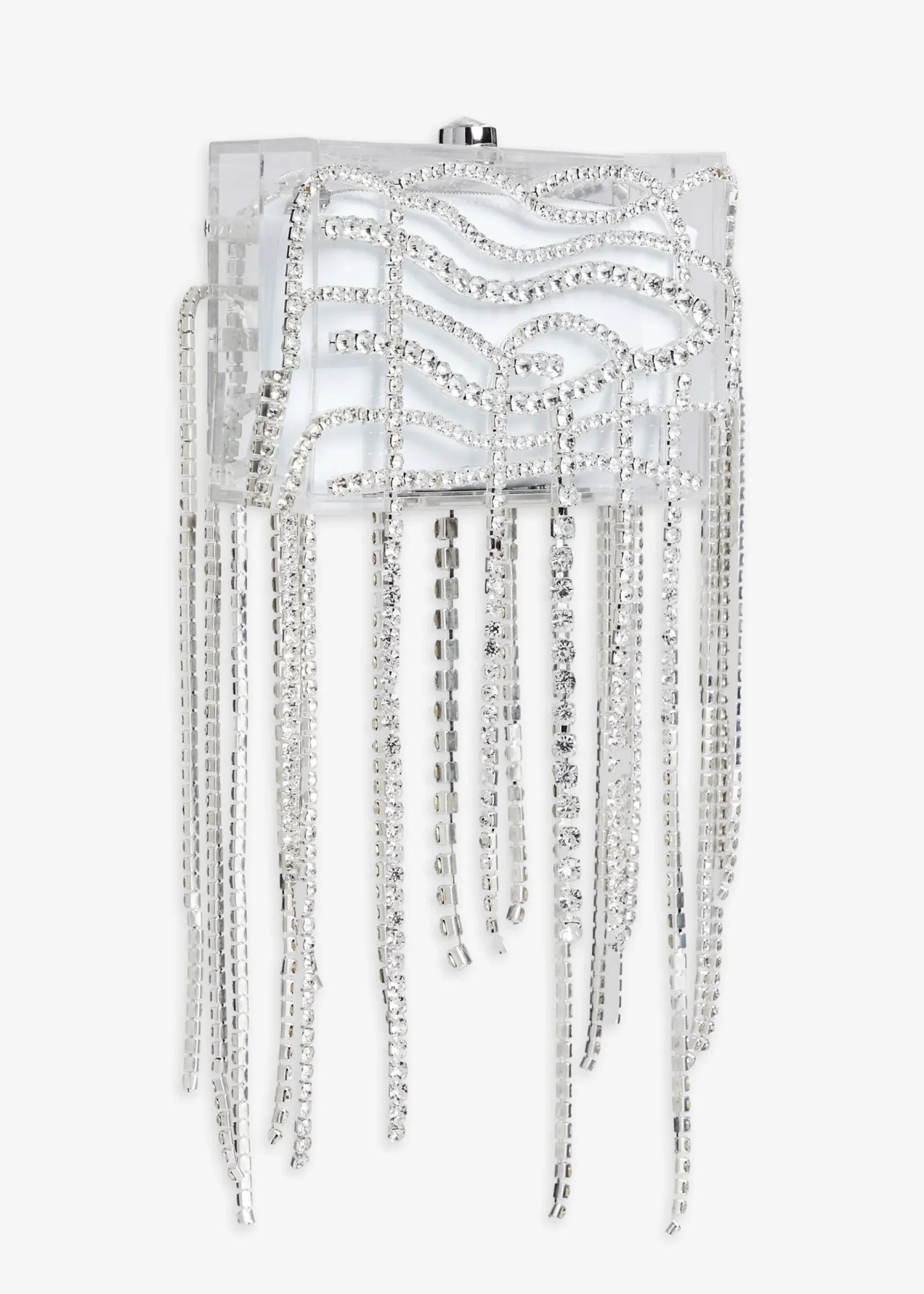 Retrofete Georgina Crystal Bag Clear/Silver Best Sale
