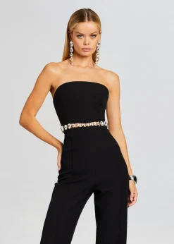 Retrofete Glenda Jumpsuit Black/Silver Outlet