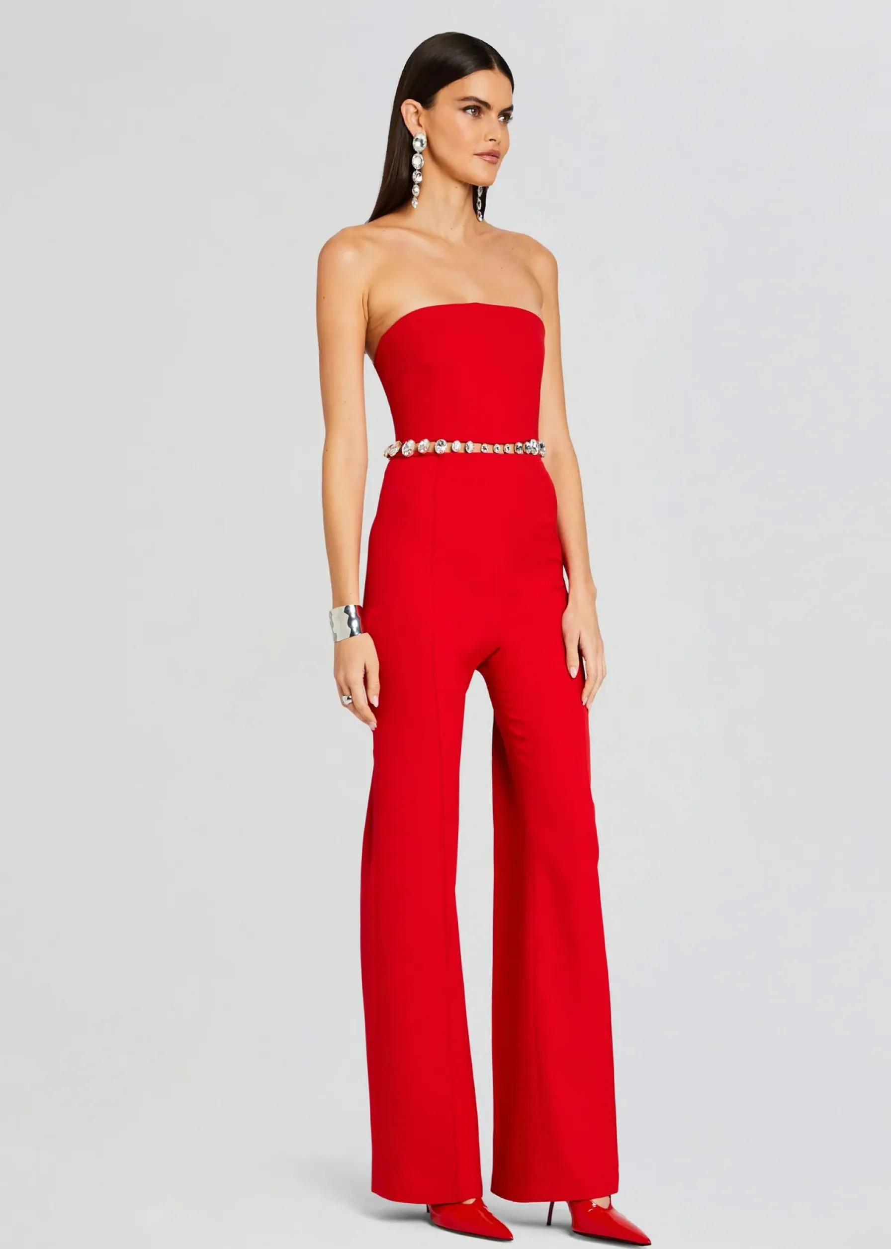 Retrofete Glenda Jumpsuit Fiery Red/Silver Discount