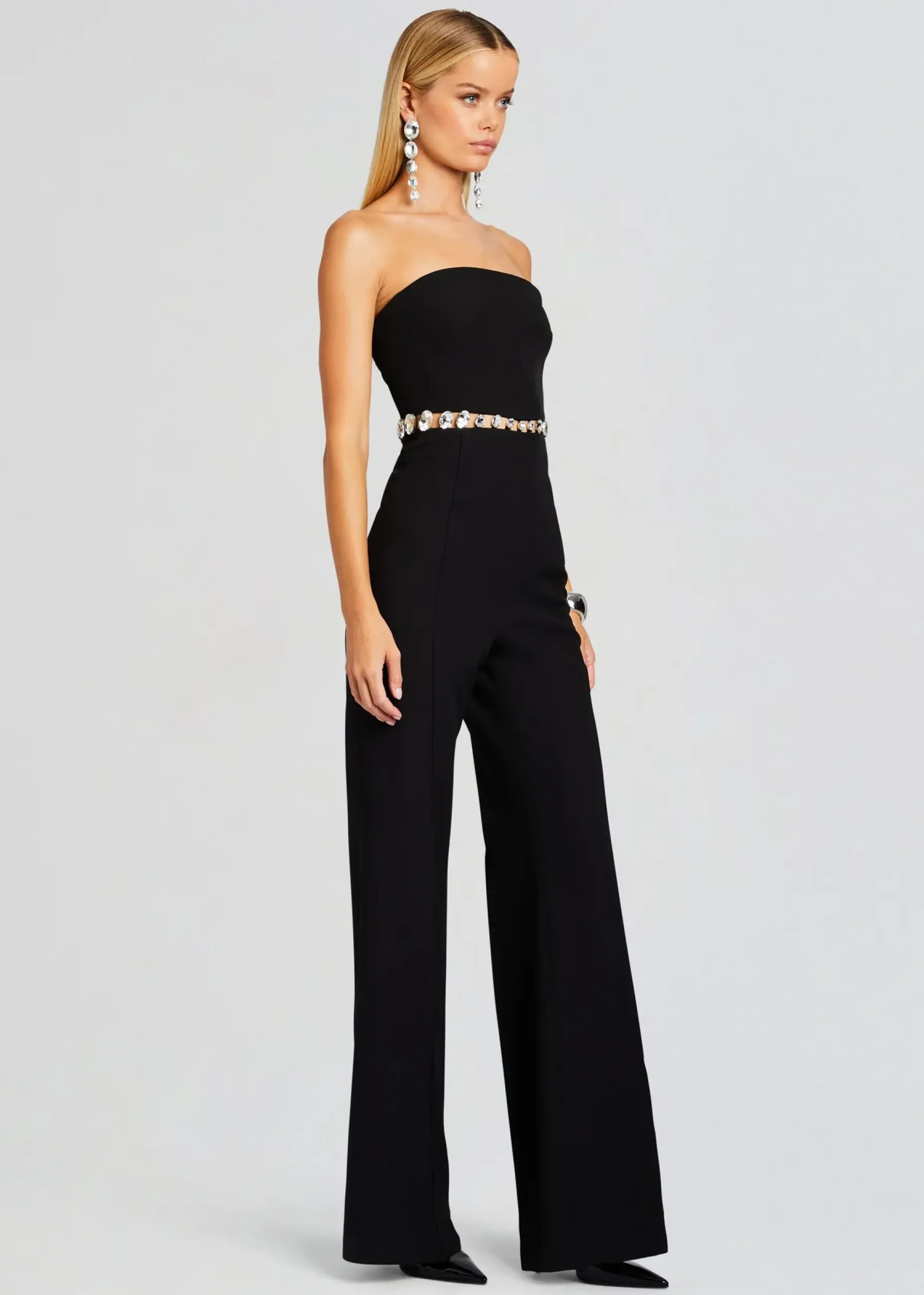 Retrofete Glenda Jumpsuit Black/Silver Clearance