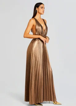 Retrofete Graciane Jumpsuit Metallic Bronze Shop