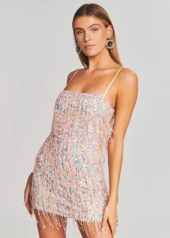 Retrofete Heather Sequin Star Fringe Dress Tutti Frutti Fashion
