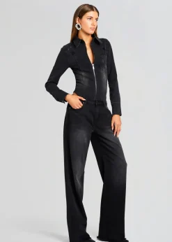 Retrofete Helena Denim Bodysuit Midnight Terry Online