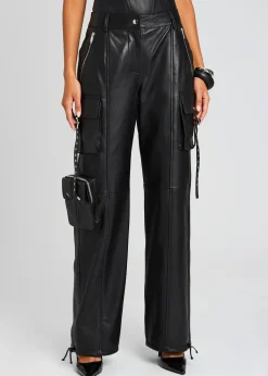 Retrofete Honey Leather Pant Black Clearance