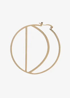 Retrofete Hoop Letter Earring Gold Online
