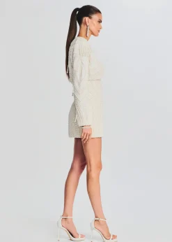 Retrofete Ian Pearl Jacket Ivory Discount