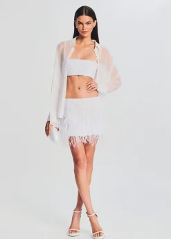 Retrofete Irving Shirt White Pearl Sale