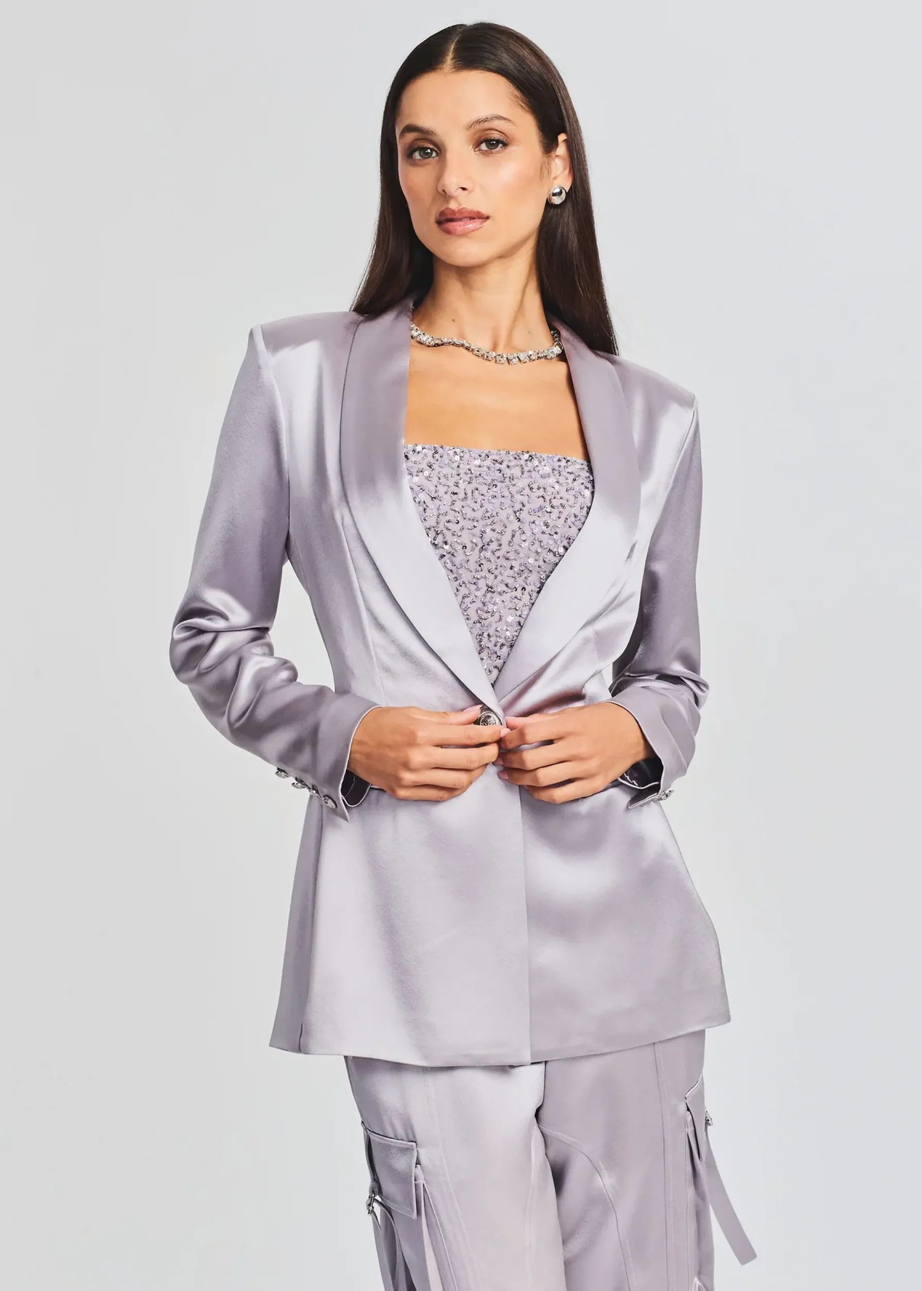 Retrofete Iver Blazer Mink Grey Cheap