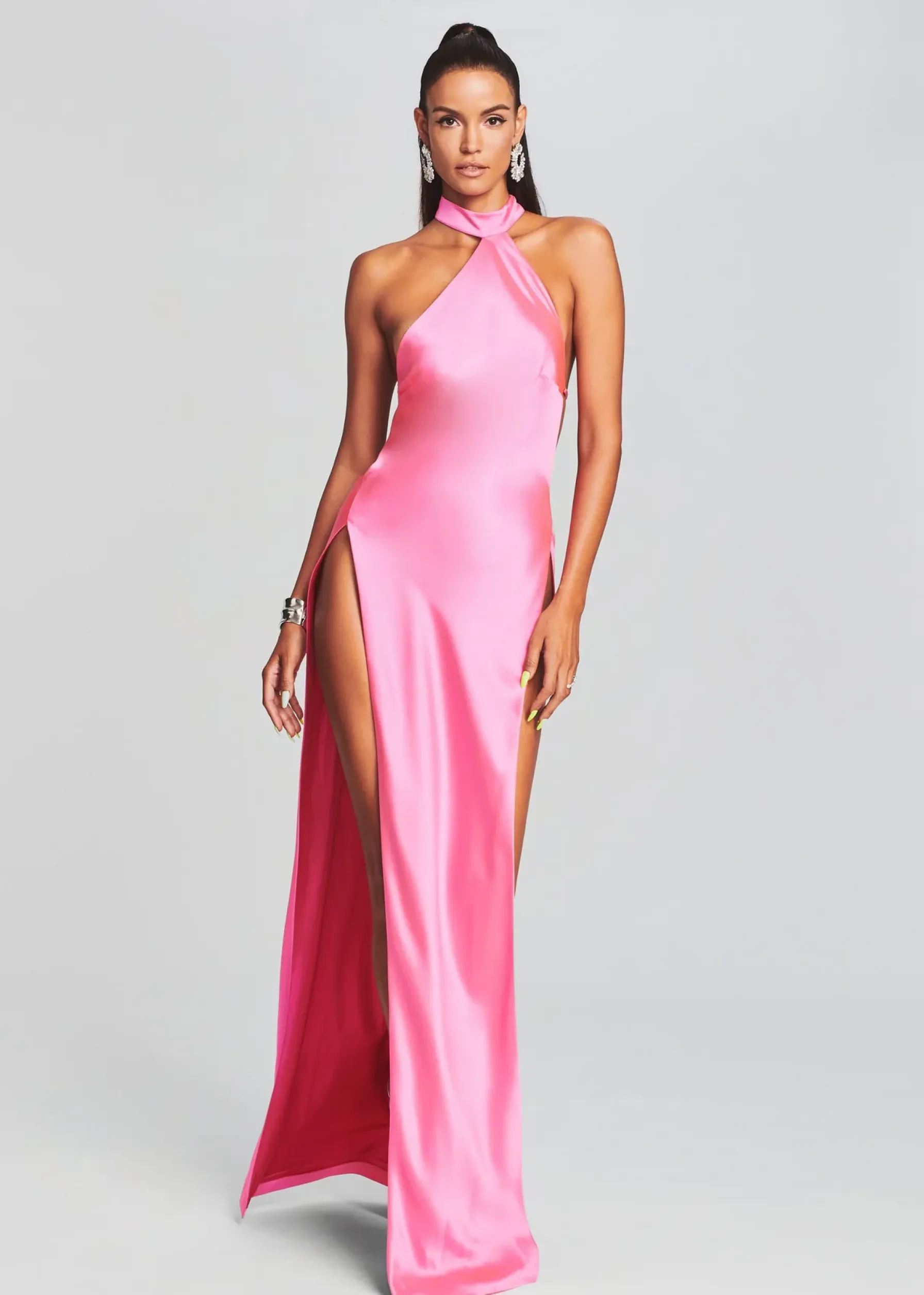 Retrofete Jagger Dress Hyper Pink Hot