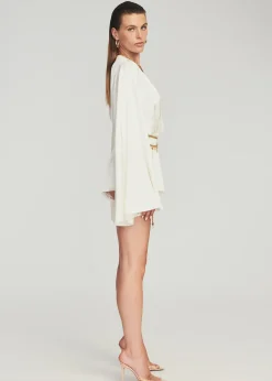 Retrofete Jasper Silk Romper White Best