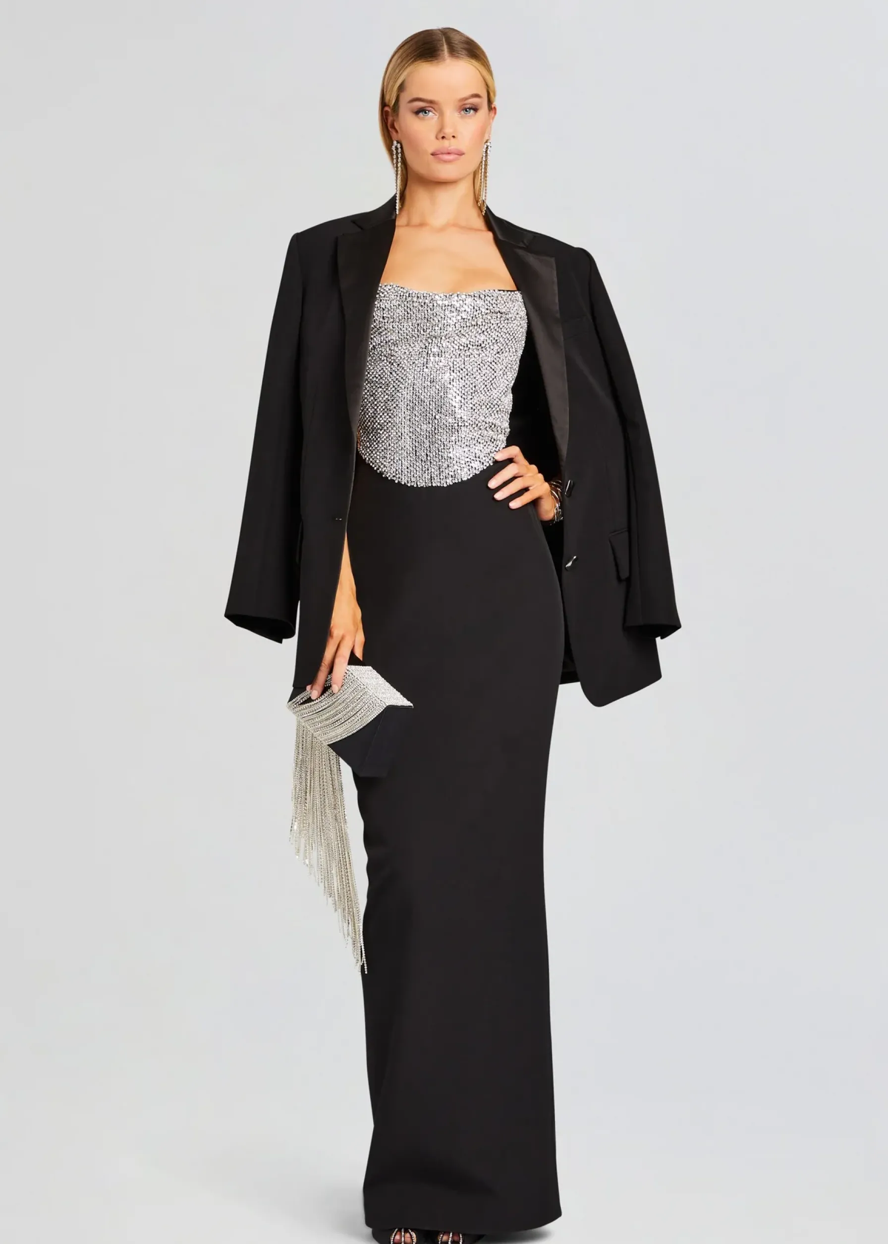 Retrofete Jazlyn Dress Black/Silver Cheap