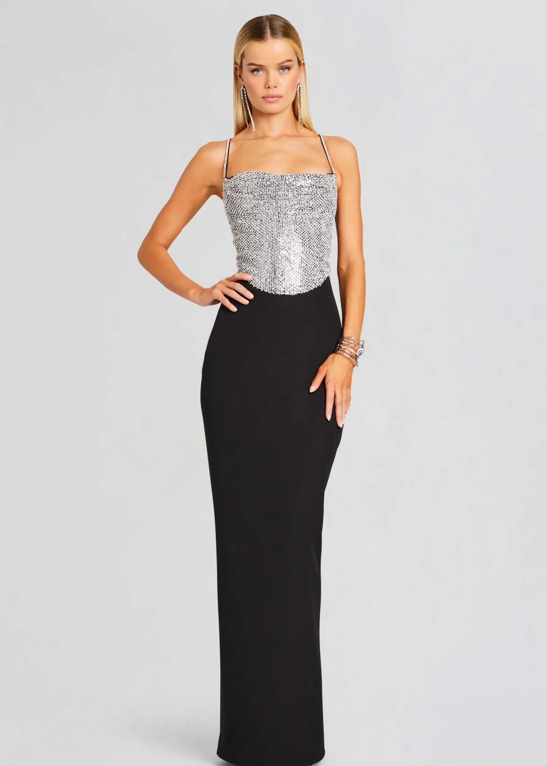Retrofete Jazlyn Dress Black/Silver Best