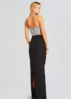 Retrofete Jazlyn Dress Black/Silver Best