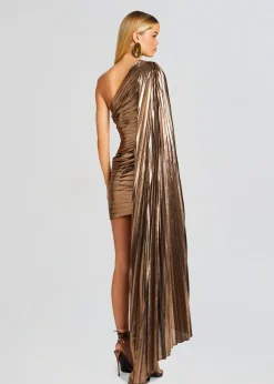 Retrofete Karena Dress Metallic Bronze Online