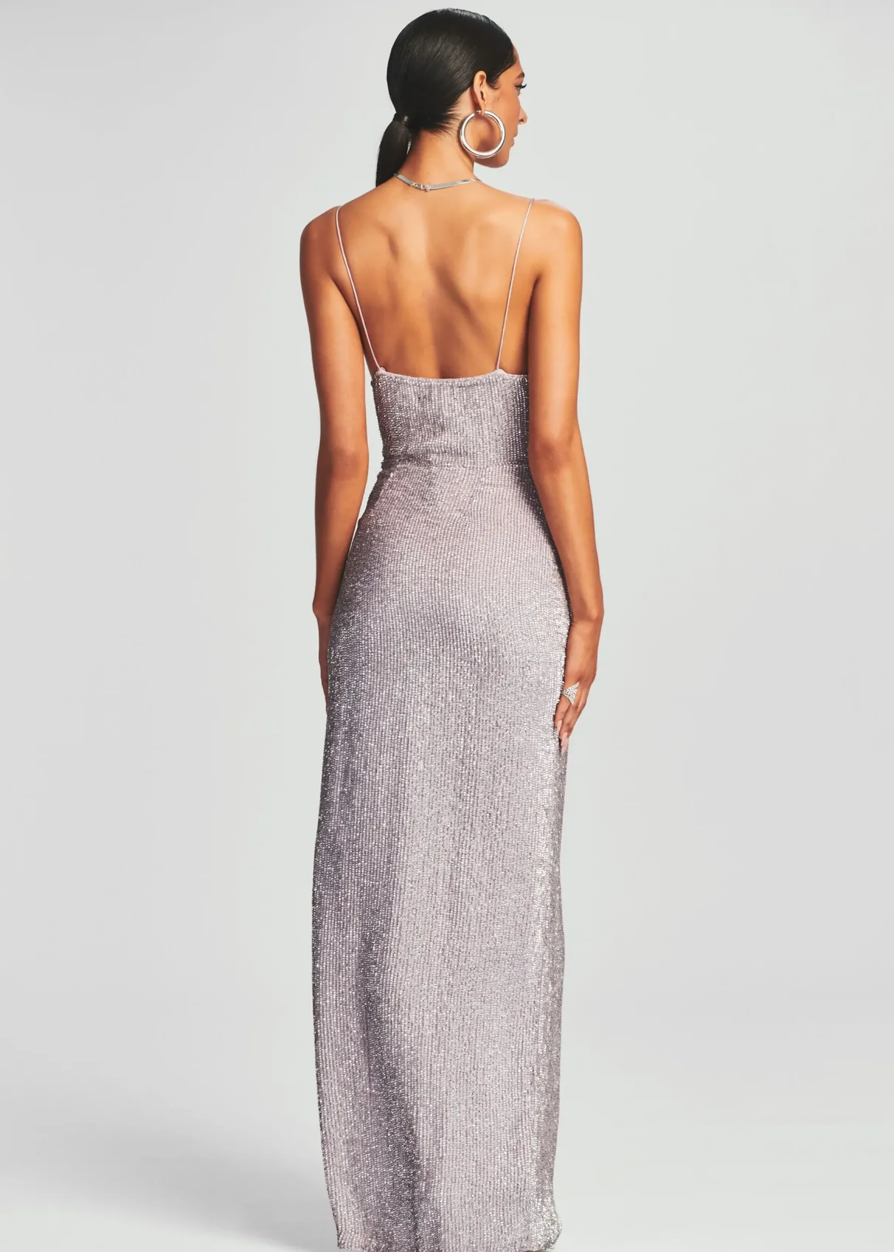 Retrofete Katya Sequin Dress Dusty Lilac Best