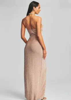 Retrofete Katya Sequin Dress Nude Store