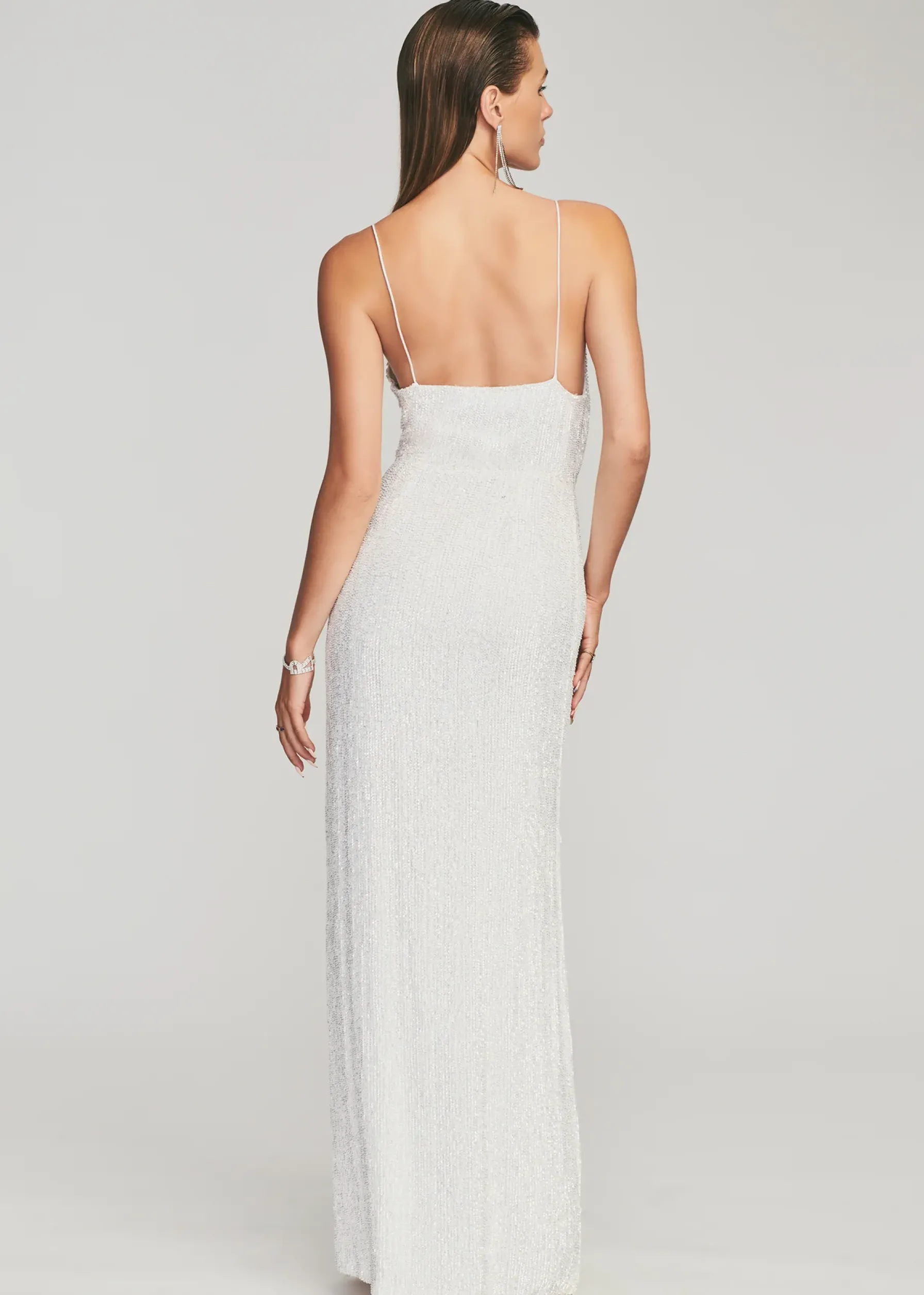 Retrofete Katya Sequin Dress Moonglow White Flash Sale