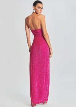 Retrofete Katya Sequin Dress Hot Pink Flash Sale