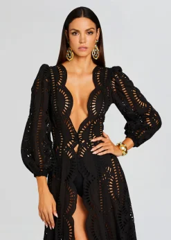 Retrofete Kelyk Kaftan Black Samoa Discount