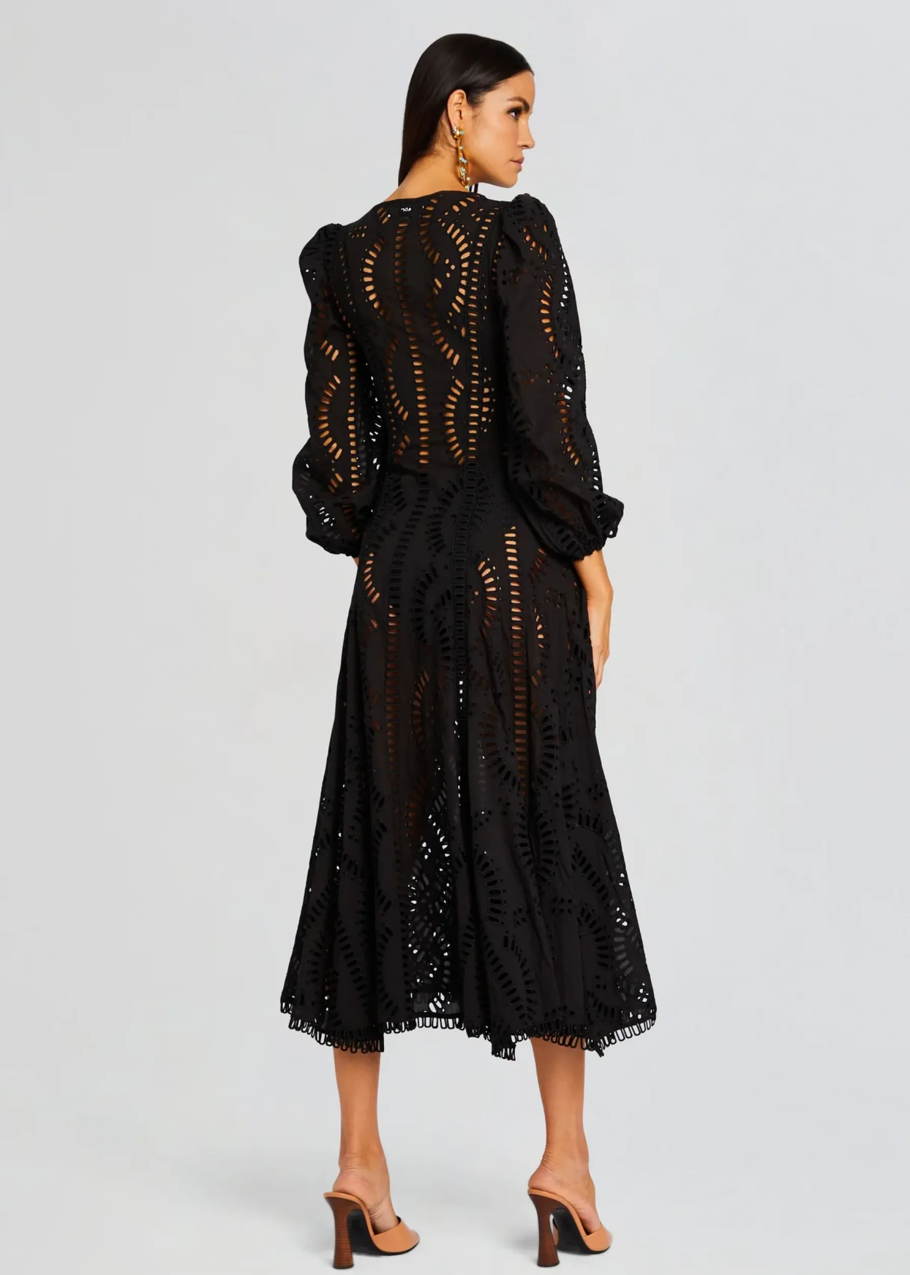 Retrofete Kelyk Kaftan Black Samoa Discount
