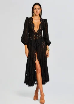 Retrofete Kelyk Kaftan Black Samoa Outlet
