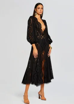 Retrofete Kelyk Kaftan Black Samoa Outlet