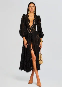 Retrofete Kelyk Kaftan Black Samoa Outlet