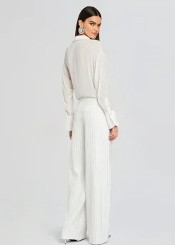 Retrofete Kennedy Embellished Top White Shop