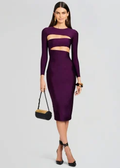 Retrofete Kepla Dress Eggplant Fashion
