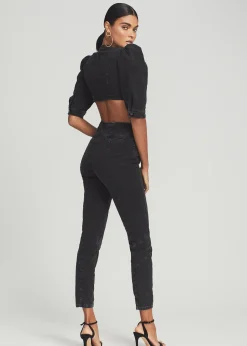 Retrofete Kiara Jumpsuit Jet Black Clearance