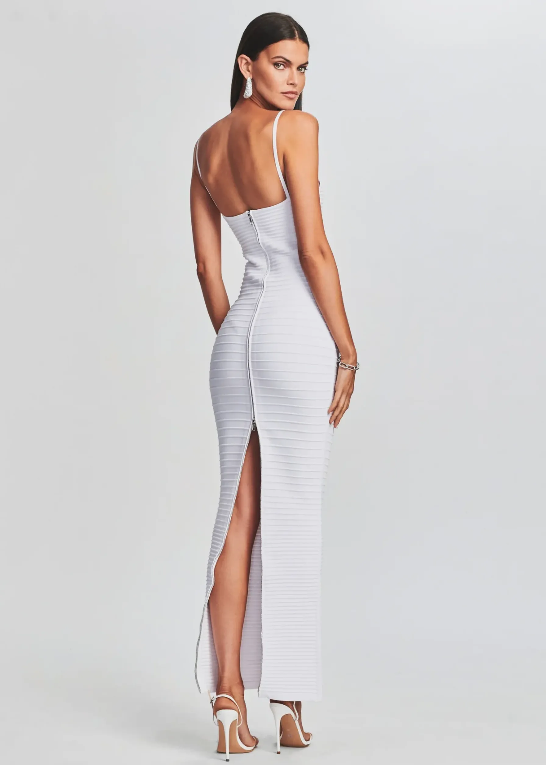 Retrofete Kylie Bandage Knit Dress White Online