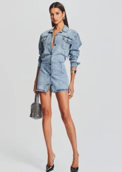 Retrofete Laura Denim Dress Tidal Sale