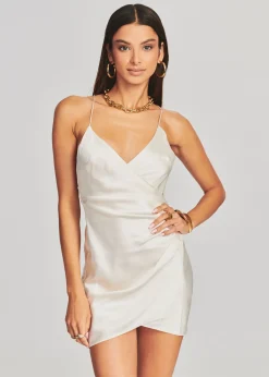 Retrofete Leah Silk Dress Pearl Shop