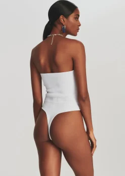 Retrofete Lena Bodysuit White Clearance