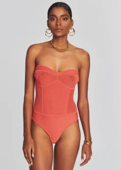 Retrofete Lena Bodysuit Calypso Coral Best Sale