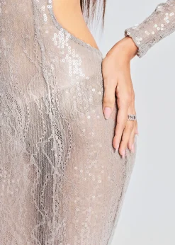 Retrofete Lenora Sequin Embellished Dress Satellite Cheap