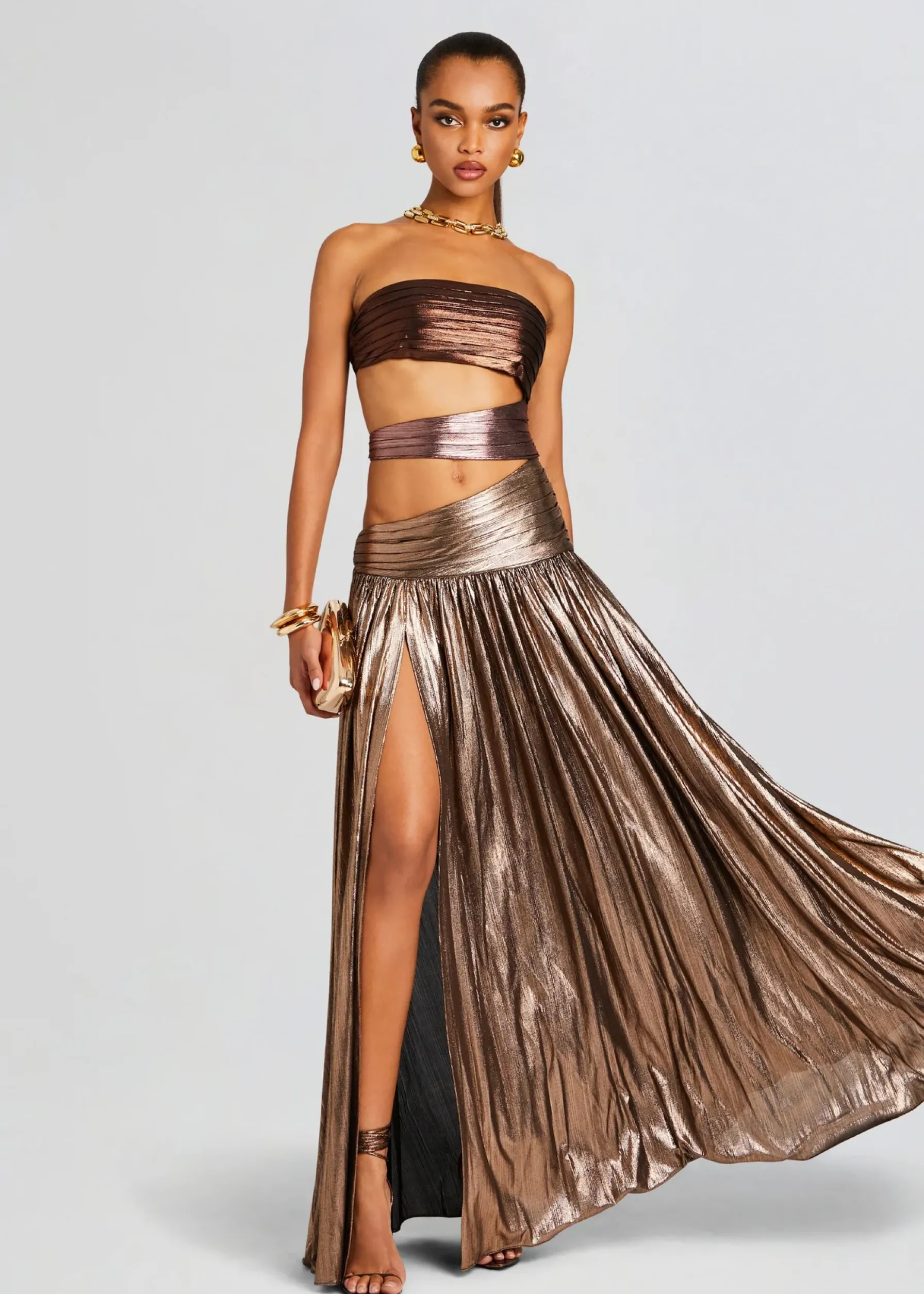 Retrofete Lia Dress Brown Ombre Sale
