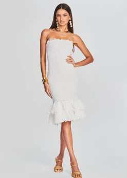 Retrofete Lilliana Long Skirt White Fruition Outlet