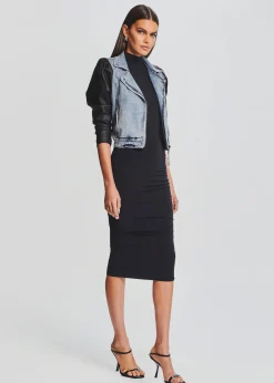 Retrofete Lo Jacket Alani Coated Black New