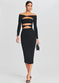 Retrofete Lotus Dress Black Best Sale