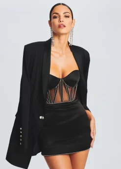 Retrofete Ludlow Dress Black New