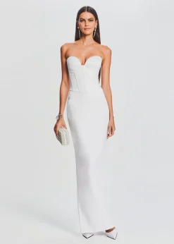 Retrofete Luna Dress White New