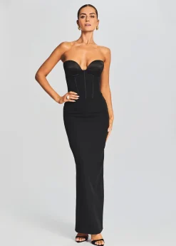 Retrofete Luna Dress Black Discount